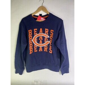 Chicago Bears NFL Ultra Game Womens Blue Long Sleeve Pullover Sweatshirt Size L